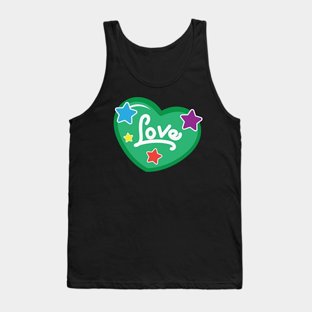 HEART - LOVE Tank Top by GreatSeries